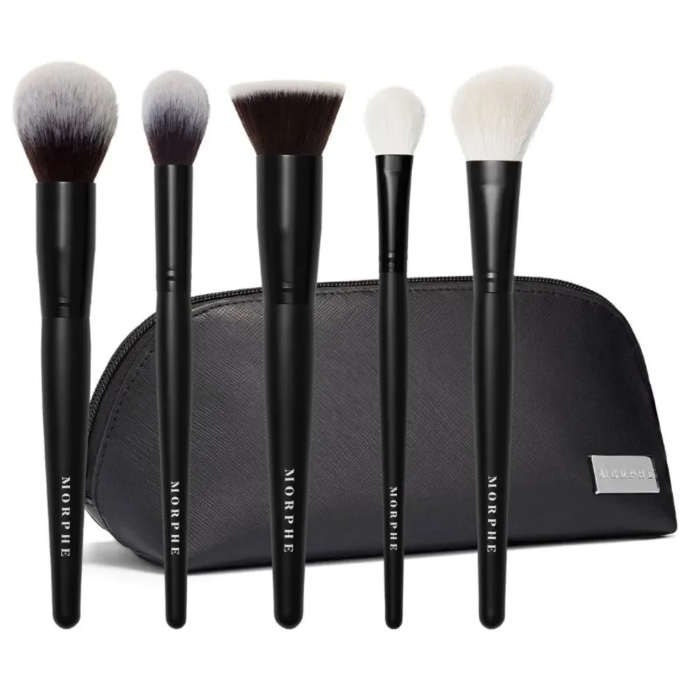 FACE THE BEAT 5-PIECE FACE BRUSH SET - Picture 1 of 4